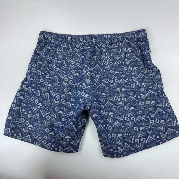 Bonobos Blue Geometric Casual Shorts Size M - 32 Waist - Picture 3 of 10